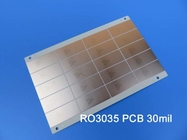 PWB ad alta frequenza del circuito stampato di Rogers RO3035 2-Layer Rogers 3035 30mil 0.762mm con DK3.5 DF 0,0015