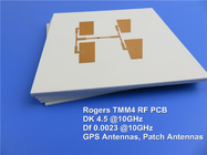 Rogers TMM4 PCB con substrato ad alta capacità di frequenza e stabilità termica (TMM4) - 0,508 mm (20 mil) Oro immersivo