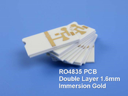 RO4835 Strato PCB ad alta frequenza 10mil 20mil 30mil 60mil con immersione oro argento latta