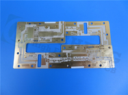 RT/duroide 6035HTC PCB rigido ad alta frequenza a doppio lato con 1 oz di rame e oro per immersione per RF/microonde