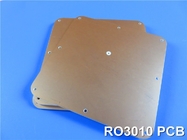 RO3010 PCB a 4 strati 2.7 mm Nessun via cieco rivestito 1 oz (1.4 mils) strati esterni peso Cu