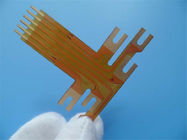 Oro PCBs flessibile di immersione con il bordo di rame pesante coverlay giallo di PCBs della flessione da 2 once FPC