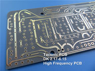 PWB ad alta frequenza Taconic del circuito stampato TLX-6 62mil 1.575mm TLX-6 rf con l'oro di immersione