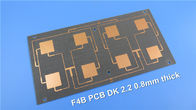 PWB ad alta frequenza di microonda del circuito stampato di PTFE F4B