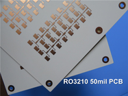 Rogers rf PCBs costruito su RO3210 50mil 1.27mm DK10.2 con l'oro di immersione per le antenne della toppa della microstriscia