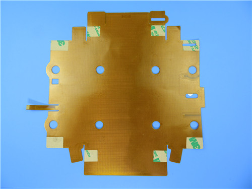 Circuito stampato flessibile parteggiato doppio (FPC) con le piste dell'oro e della linea sottile di immersione per i computer di controllo industriali