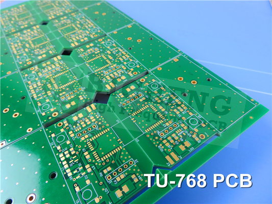 TU-768 PCB 2 strati oro immersione da 0,8 mm