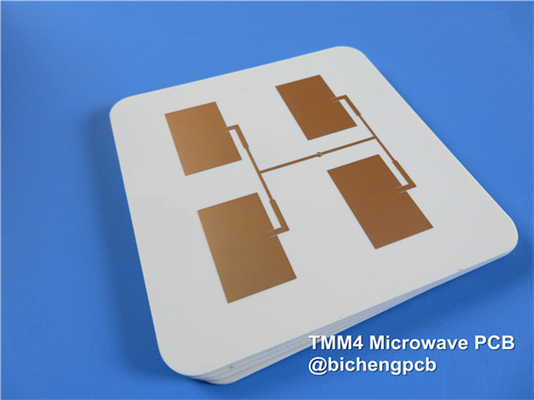 Rogers TMM4 PCB 2 strati 25mil materiale a microonde per applicazioni a strisce e micro strisce