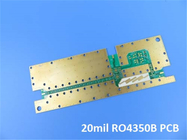 Laminati ceramici idrocarburici da 20mil RO4350B con rame finito 35um per microonde RF, sistema di antenna