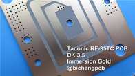 30mil RF-35TC PCB rigido a 2 strati PTFE/ceramica riempita/fibra di vetro 1oz 0,8mm spessore livello di saldatura ad aria calda (HASL)