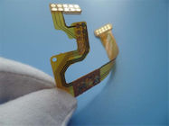 PCBs flessibile a più strati FPC oro flessibile di immersione LED di 4 strati della striscia coverlay di giallo