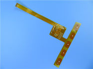 PWB flessibile di strato doppio sviluppato sul Polyimide con l'oro di immersione e la maschera gialla
