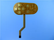 Un circuito stampato flessibile FPC di 2 strati sviluppato sul Polyimide con il rinforzo di pi e l'oro di immersione per il touch screen capacitivo