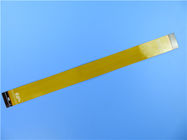 Circuito stampato flessibile di strato doppio sul Polyimide con la maschera gialla e sul rinforzo di pi per il commutatore di sottili pellicole