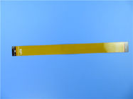 Circuito stampato flessibile di strato doppio sul Polyimide con la maschera gialla e sul rinforzo di pi per il commutatore di sottili pellicole