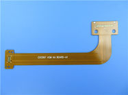 Circuito stampato flessibile a più strati (FPC) PWB della flessione di 4 strati con 0.25mm spessi ed oro di immersione per la lampadina dell'esposizione
