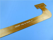 Circuito stampato flessibile a più strati (FPC) PWB della flessione di 4 strati con 0.25mm spessi ed oro di immersione per la lampadina dell'esposizione