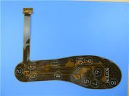 2-Layer circuito stampato flessibile (FPC) sviluppato sul Polyimide con l'oro ed il rinforzo di immersione per il sottopiede di sport