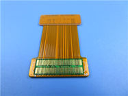 Bordo flessibile del PWB di doppio strato con il laser placcato oro tagliato per il campione di FPC