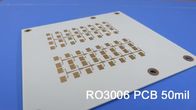 PWB di microonda del circuito stampato di Rogers RO3006 rf 2-Layer Rogers 3006 50mil 1.27mm con l'oro di immersione