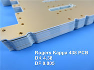 PWB di Rogers 40mil 1.016mm dk 4,38 del circuito di a microonde della kappa 438 con l'oro di immersione per i sistemi di antenne distribuiti