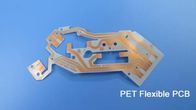 Circuito stampato flessibile FPC sviluppato sull'ANIMALE DOMESTICO trasparente per il touch screen capacitivo