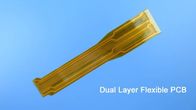 Circuito stampato flessibile (FPC) sviluppato sul Polyimide con l'oro ed il rinforzo di immersione per la striscia #FPC Manufactur del collegamento