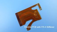 Circuito stampato flessibile bianco FPCB con il rinforzo FR-4 per il modulo LCD