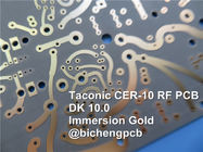 CER-10 rf ha stampato il PWB del circuito 2-Layer CER-10 62mil 1.58mm con l'oro di immersione