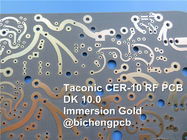 CER-10 rf ha stampato il PWB del circuito 2-Layer CER-10 62mil 1.58mm con l'oro di immersione