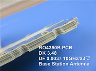 PWB parteggiato doppio ad alta frequenza del PWB rf del PWB Rogers 10mil 0.254mm RO4350B per LTE