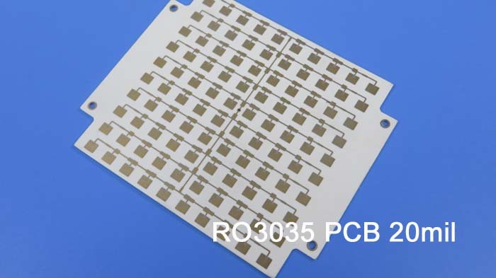 PWB ad alta frequenza del circuito del PWB 2-Layer Rogers 3035 20mil 0.508mm di microonda di Rogers RO3035 DK3.5 DF 0,0015