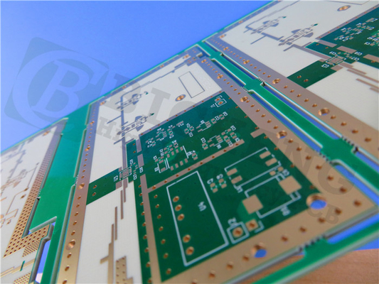 RO3210 Materiali per circuiti ad alta frequenza PCB rigido a due strati con campione d'oro a immersione