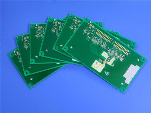 Scheda PCB Ibrida ad Alta Frequenza a 8 Strati – RO4003C (Rogers) + S1000-2M (Shengyi) con Vias Ciechi e Vias Riempiti di Resina