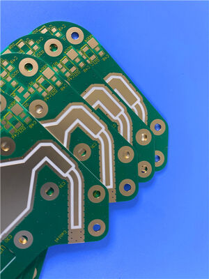 Laminato Rogers AD250C e PCB a doppia faccia ad alta frequenza personalizzati costruiti su substrato da 0,508 mm (20 mil) con superficie in oro puro /senza vie cieche /via sepolte