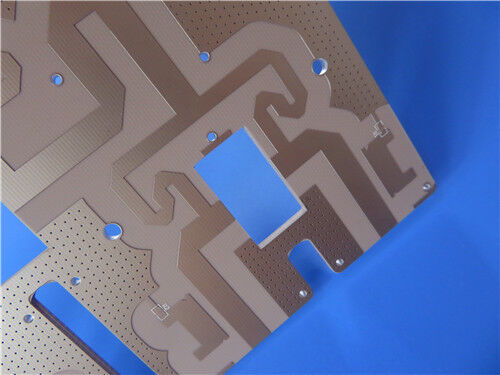 Rogers RO3010 DK 10.2 Laminato ad Alta Frequenza e Materiali Misti PCB a 4 Strati 1.27mm + 0.076mm + 1.27mm per RF Microonde