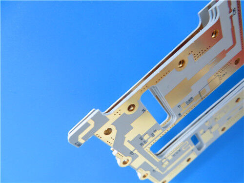 Laminato ad alta frequenza CLTE-MW di Rogers con spessore del nucleo del materiale di 0,102 mm PCB CLTE-MW a doppia faccia con placcatura in oro puro per 5G e altre applicazioni a onde millimetriche