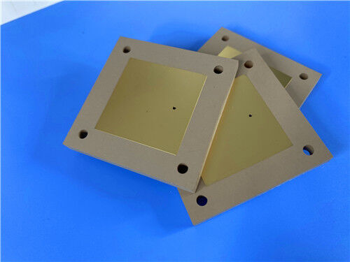 Rogers TMM10i alta Dk 9,80 termoreflessibile Microonde laminato e Custom 75mil materiale doppio lato PCB di rame con oro immersione per RF e circuiti a microonde
