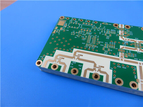 RO4350B+Tg170 TU-768 FR4 RF/microonde PCB multistrato a 10 strati con via piatte riempite di resina e placcate