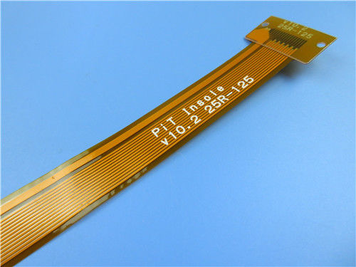 2-Layer circuito stampato flessibile (FPC) sviluppato sul Polyimide per il sottopiede di sport