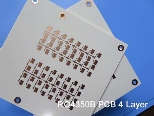 un PWB ad alta frequenza di 4 strati su 6,6 mil RO4350B e su 10 mil RO4350B per il sistema del radar