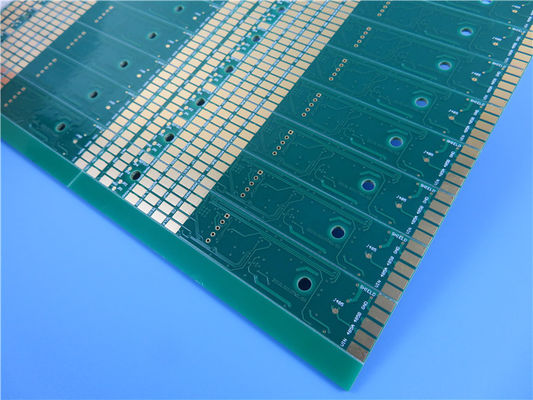 PWB Alto-Tg sviluppato su TU-768 con l'oro ricoprente spesso di immersione di 1.2mm e la maschera verde della lega per saldatura per i server industriali