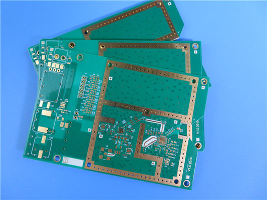 PWB ibrido | Un PWB materiale misto di 4 strati fatto su 20 mil RO4350B + FR4 con i ciechi via