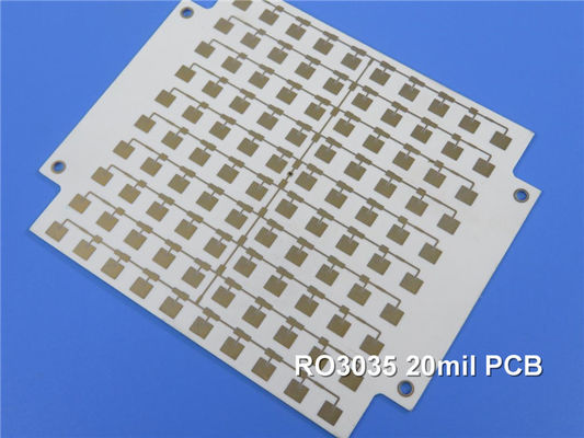 PWB ad alta frequenza del circuito del PWB 2-Layer Rogers 3035 20mil 0.508mm di microonda di Rogers RO3035 DK3.5 DF 0,0015