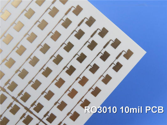 PWB ad alta frequenza di microonda del circuito stampato del PWB 2-Layer Rogers 3010 10mil 0.254mm di Rogers RO3010 DK10.2 DF 0,0022