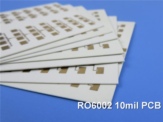 Rogers PCB Realizzata su RT/Duroid 6002 10mil 0.254mm DK2.94 Con Oro a Immersion per Antenne a Schermo Elettronico RF Microonde